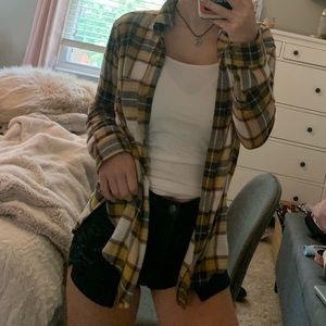 Yellow American Eagle Flannel